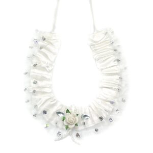White Bridal Horseshoe
