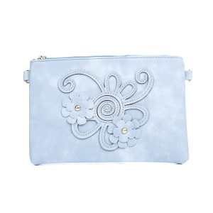Sky Blue Daisy Delight Shoulder Bag