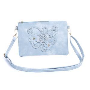 Sky Blue Daisy Delight Shoulder Bag