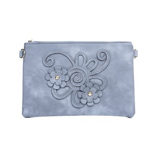 Summer Grey Daisy Delight Shoulder Bag