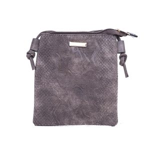 Chocolate Brown Snake Design Shoulder Bag