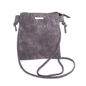 Chocolate Brown Snake Design Shoulder Bag
