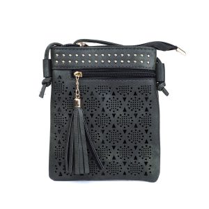 Forest Green Mosaic Pattern Crossbody Bag