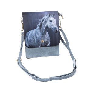 Dapple Grey Stallion Shoulder Bag