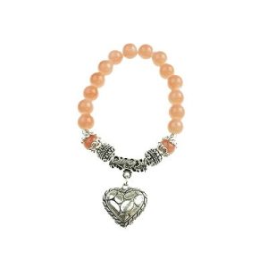 Heart Bracelet – Rose Pink