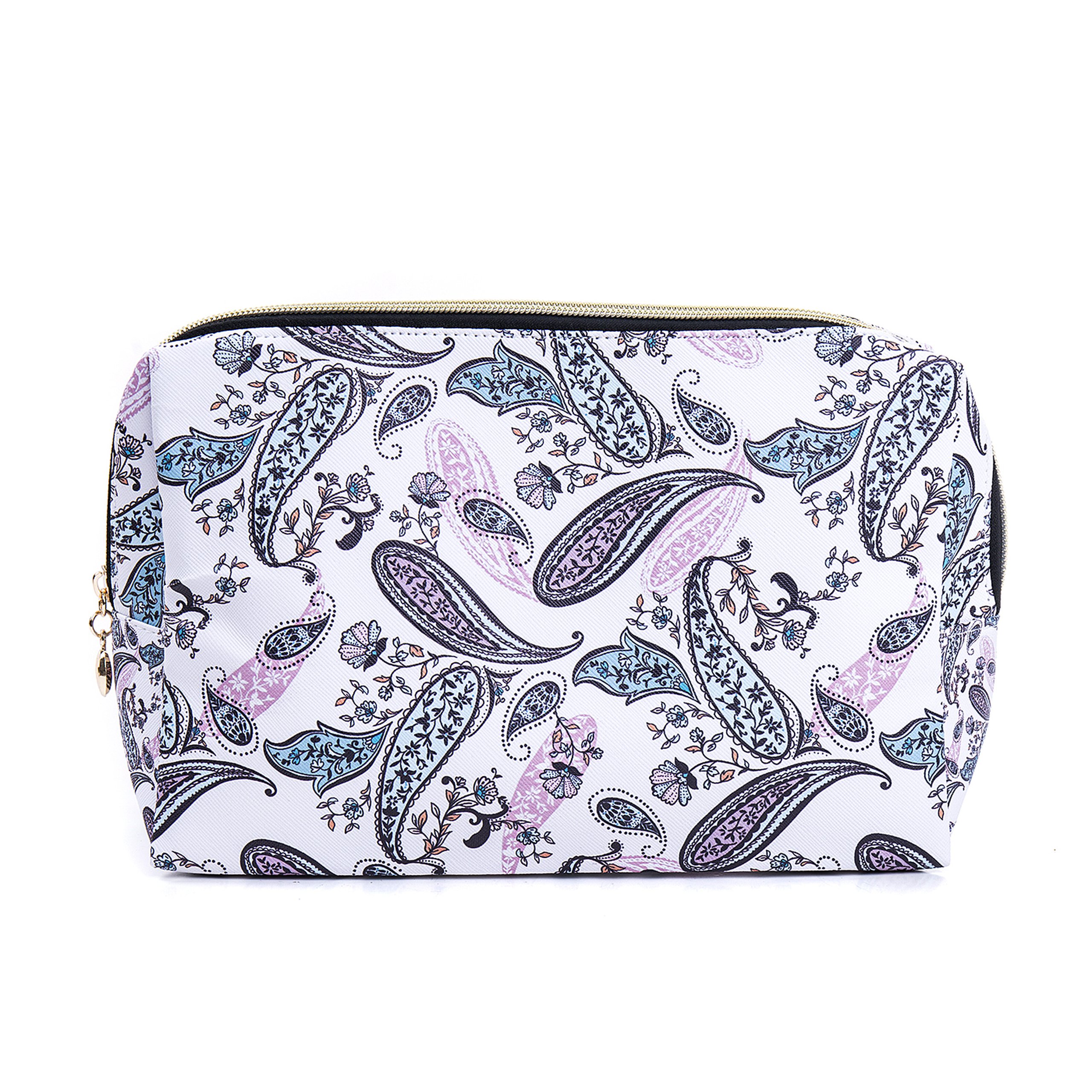 Pink/Teal Paisley Toiletry Bag - The Specialty House