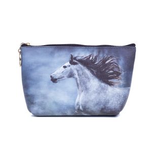 Grey Stallion Cosmetic Bag