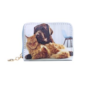 Cute Cat & Dog Card Holder Wallet