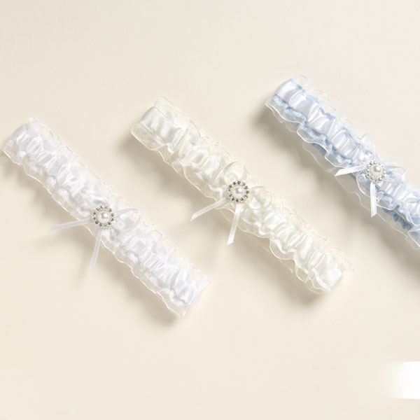 Garter - Organza Diamante & Pearl - Image 6