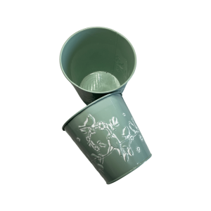 Sage Green Decorative Metal Holder