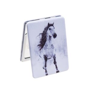 Dapple Grey Stallion Compact Mirror