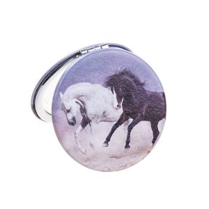 Playful Stallions Compact Mirror