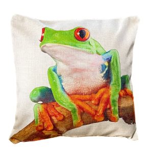 Frog on Branch Cushion