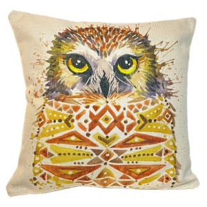 Wrapped Up Owl Cushion