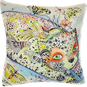 Crazy Cat Cushion