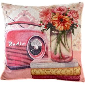 The Good Ole Days Radio Cushion