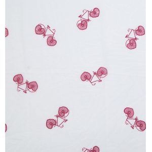 Scarf – Berry Bike with Heart Wheels