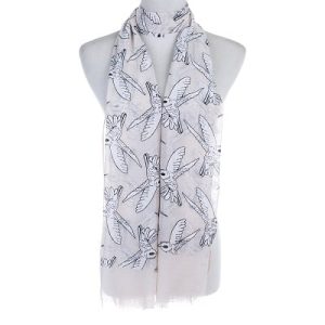 Scarf – Humming Bird Peach