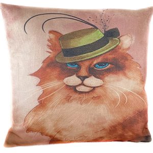Cat with Hat Cushion