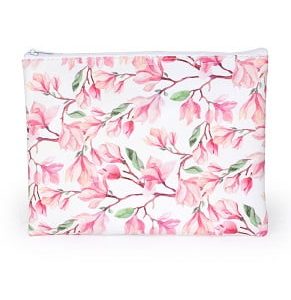 Magnolia Flat Cosmetic Bag