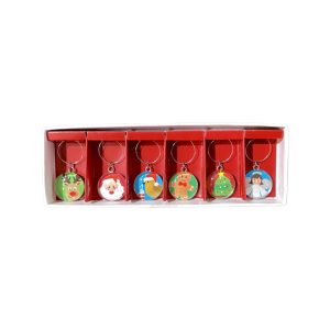 Christmas Wine Charms – Set of 6