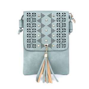 Mosaic Stud Crossbody Bag