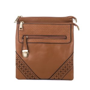Stylish Caramel Crossbody Bag