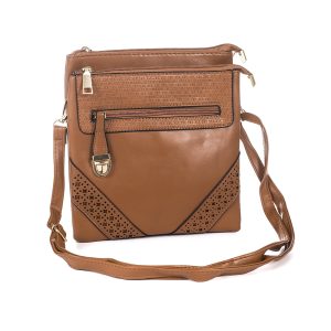 Stylish Caramel Crossbody Bag