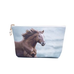 Brown Stallion Toiletry / Cosmetic Bag