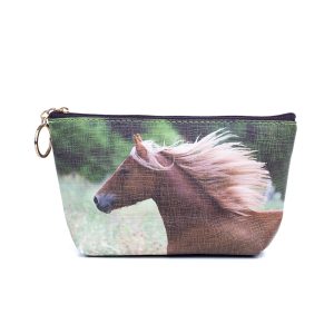Golden Mane Horse Toiletry / Cosmetic Bag