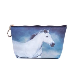 White Stallion Toiletry / Cosmetic Bag