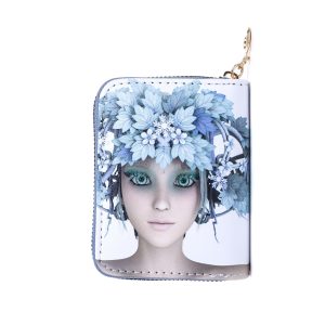 Flower Girl Card Holder Wallet