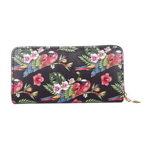 Macaw Zipped Wallet