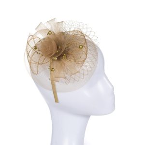 Designer Coffee Fascinator Headpiece