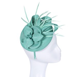 Daisy Peppermint Green Petal Pillbox Fascinator
