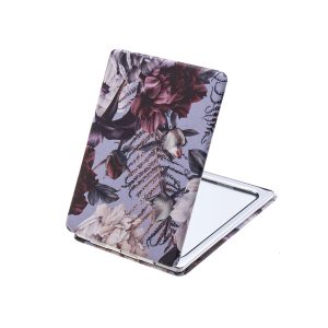 Blue / Flowers Compact Mirror