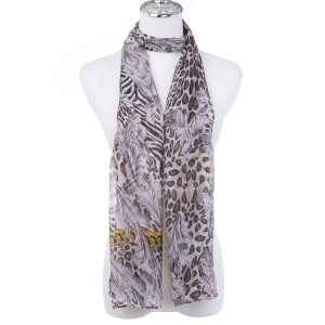 Scarf – Pink Leopard Pattern