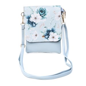 Flap Bag – Blue Flowers