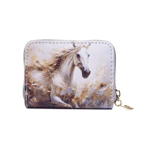Card Holder – White Horse with White Mane