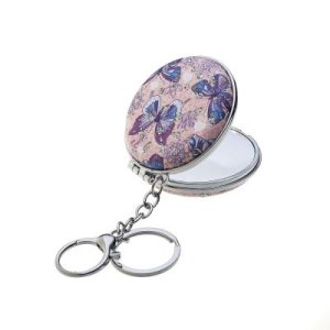 Bag Charm – Butterflies Compact Mirror