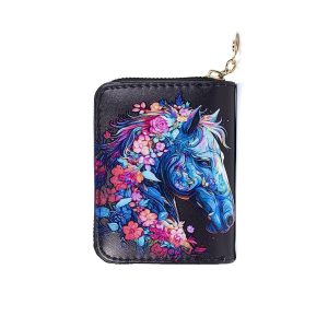 Card Holder – Horse & Flowers