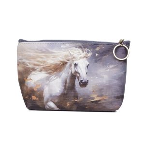 Cosmetic Bag – White Horse with White Mane