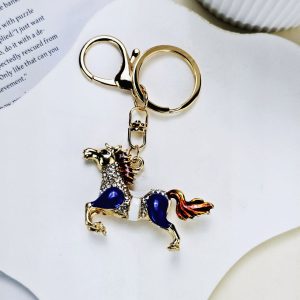 Bag Charm – Horse – Blue