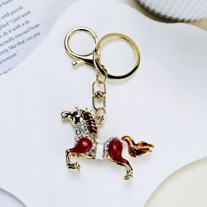 Bag Charm – Horse – Red