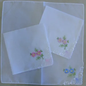 Hankies – Ladies Embroidered #5
