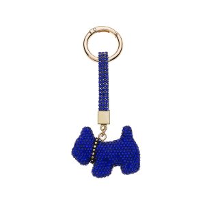 Bag Charm – Scottish Terrier Blue