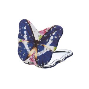 Compact Mirror – Butterfly Shape (Blue)