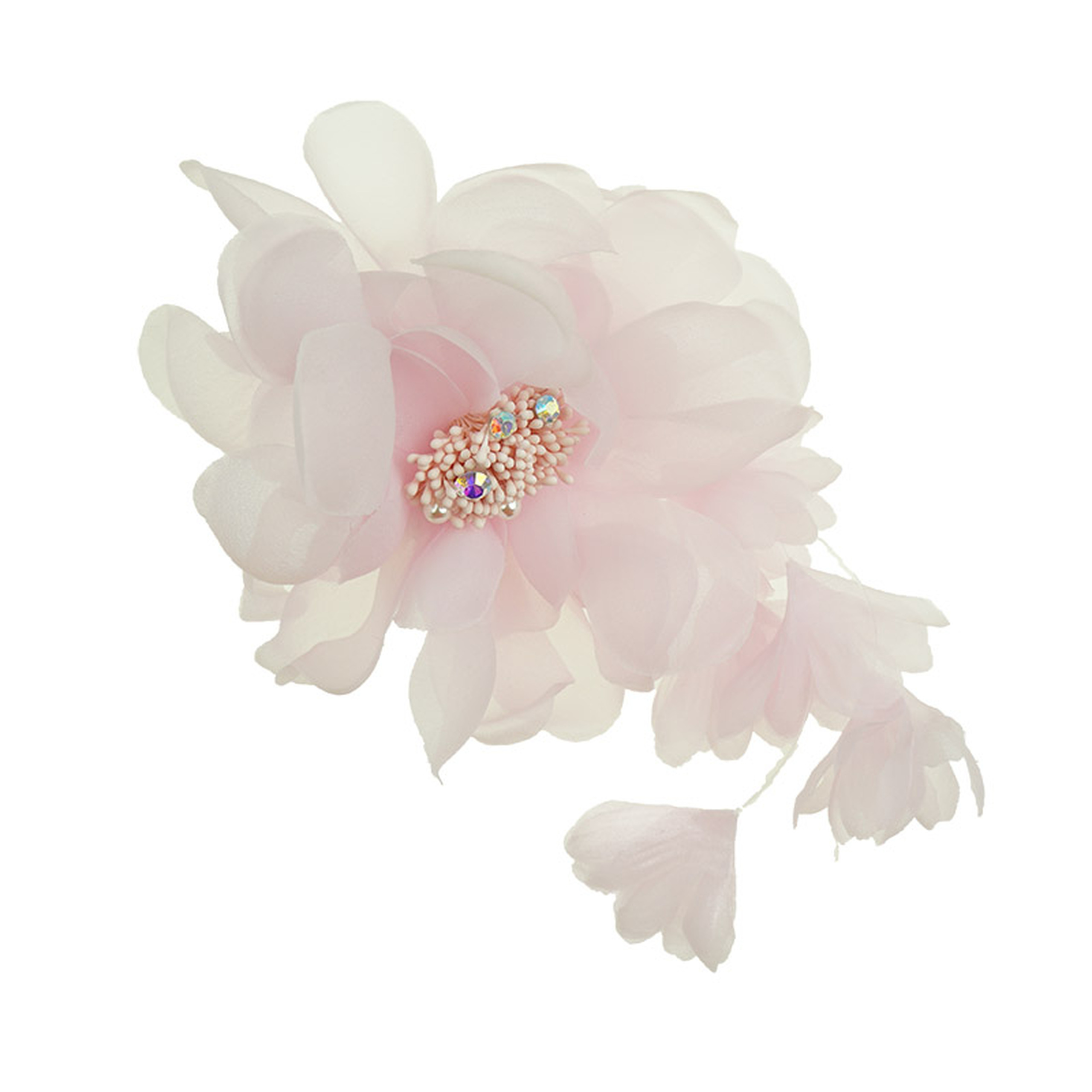 Flower Crystal Clip Fascinator - Image 5