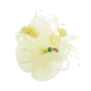 Rose Bud & Beads Fascinator