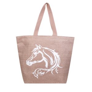Tote Bag – Horse – Dusky Pink